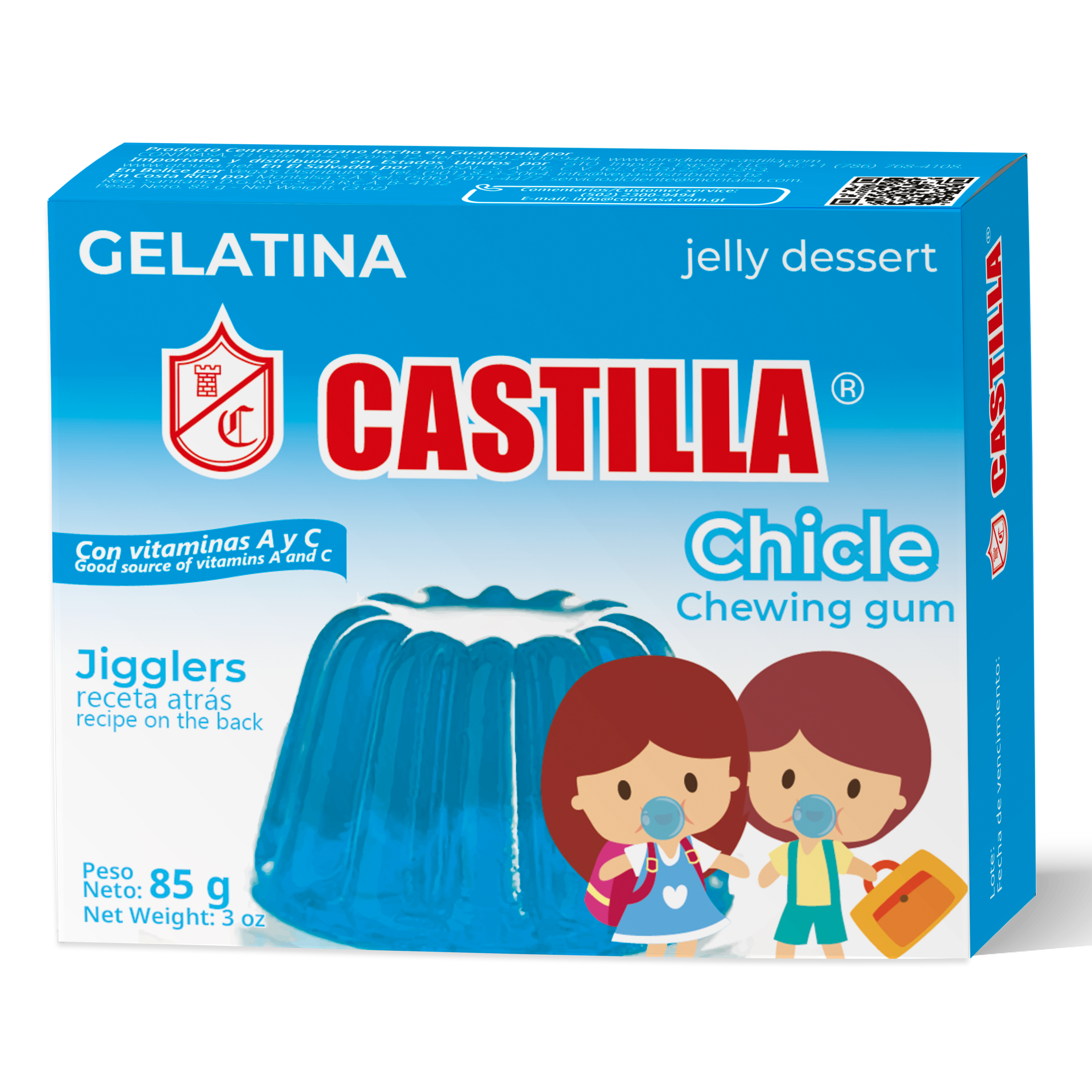 Gelatina Castilla Regular Chicle 85g